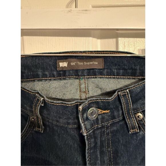 Levi’s 524 Too Super low Straight Leg Jeans sz 9 EUC - Picture 2 of 7